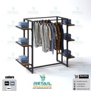 4 way middle display rack